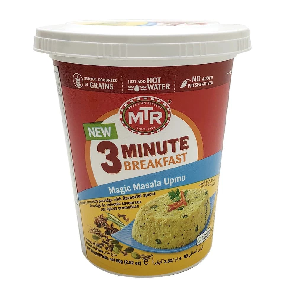 Buy MTR 3 Minute Masala Upma Cup Online - OLRAA Indian Snacks
