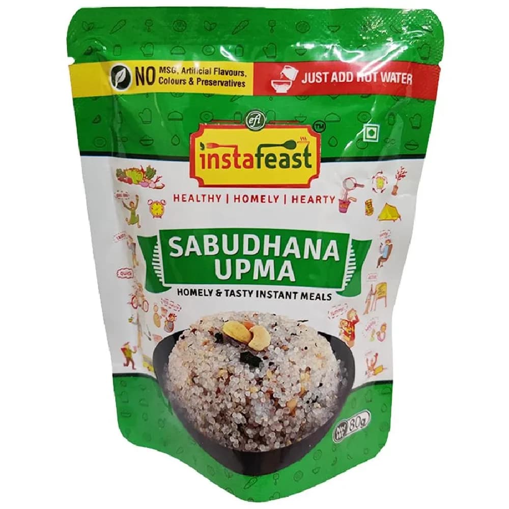 Buy Instafeast Sabudhana Upma Online - OLRAA Indian Snacks