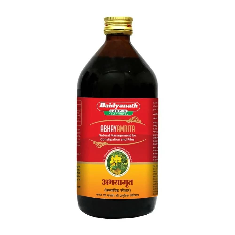 Buy Baidyanath Nagpur Abhayamrita Syrup Online - OLRAA Indian Snacks