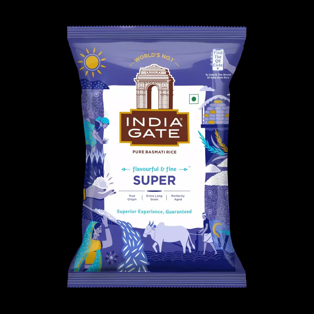 Buy India Gate Basmati Rice Super Online - OLRAA Indian Snacks