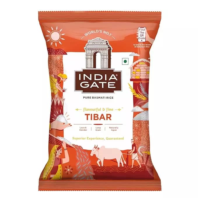 Buy India Gate Basmati Rice Tibar Online - OLRAA Indian Snacks