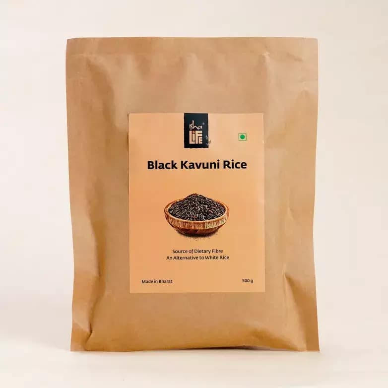 Buy Isha Life Black Kavuni Rice Online - OLRAA Indian Snacks