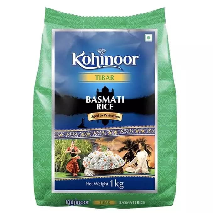 Buy Kohinoor Tibar Basmati Rice Online - OLRAA Indian Snacks