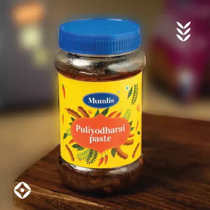Buy Muralis Puliyodharai Paste Online - OLRAA Indian Snacks