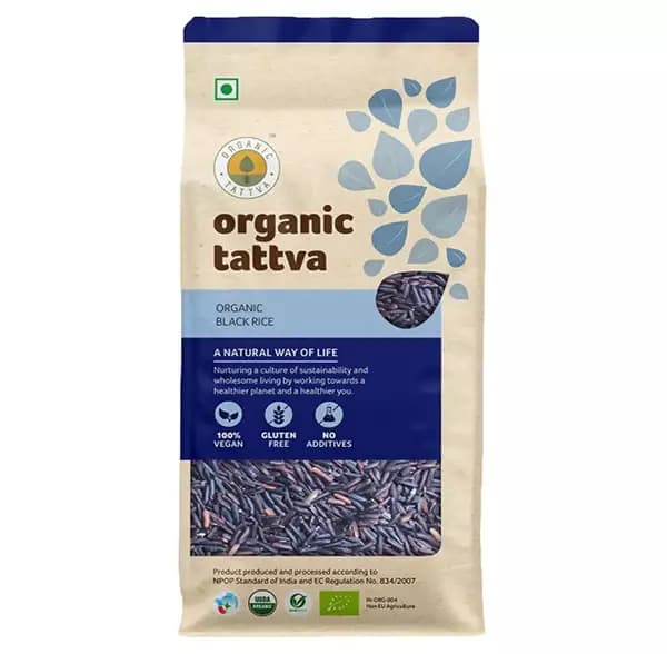 Buy Organic Tattva Black Rice  Online - OLRAA Indian Snacks
