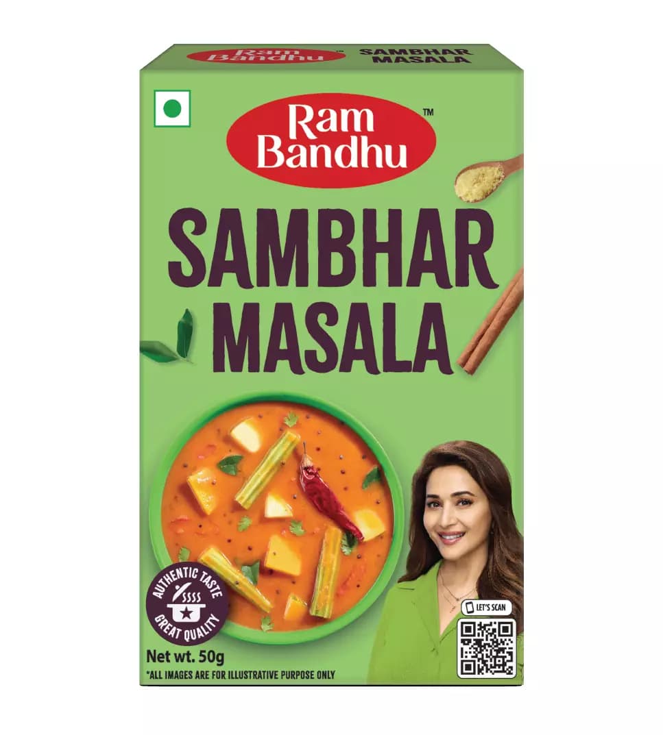Buy Ram Bandhu Sambhar Masala Online - OLRAA Indian Snacks