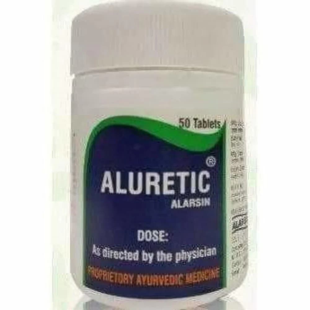 Buy Alarsin Ayurvedic Aluretic Tablet Online - OLRAA Indian Snacks