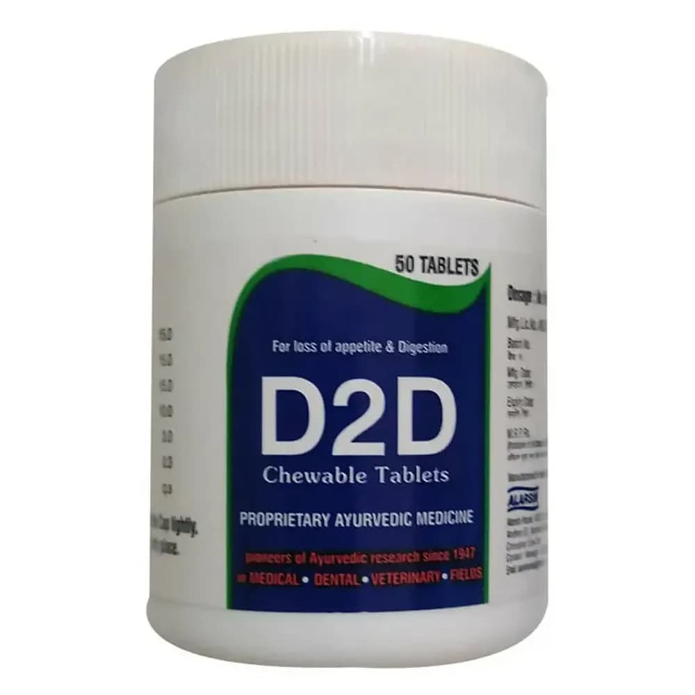 Buy Alarsin Ayurvedic D2D Chewable Tablets Online - OLRAA Indian Snacks