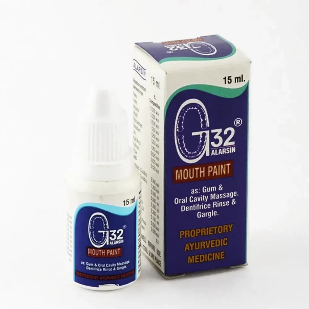 Buy Alarsin Ayurvedic G-32 Mouth Paint  Online - OLRAA Indian Snacks
