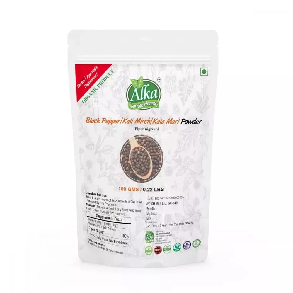 Buy Alka Black Pepper Powder Online - OLRAA Indian Snacks