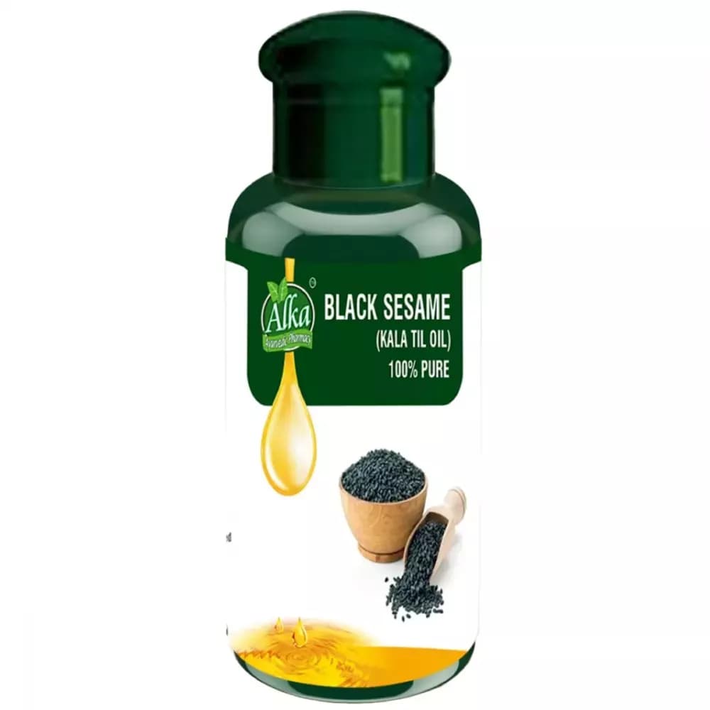 Buy Alka Black Sesame Seed Oil Online - OLRAA Indian Snacks