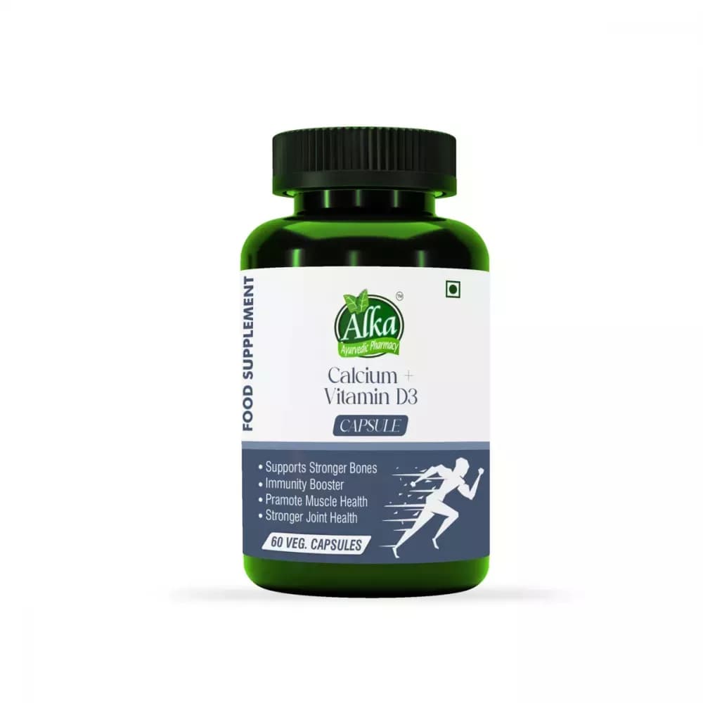 Buy Alka Calcium + Vitamin D3 Capsules Online - OLRAA Indian Snacks