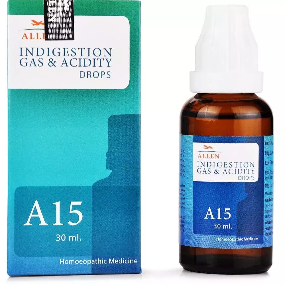 Buy Allen A15 Indigestion Gas & Acidity Drop Online - OLRAA Indian Snacks