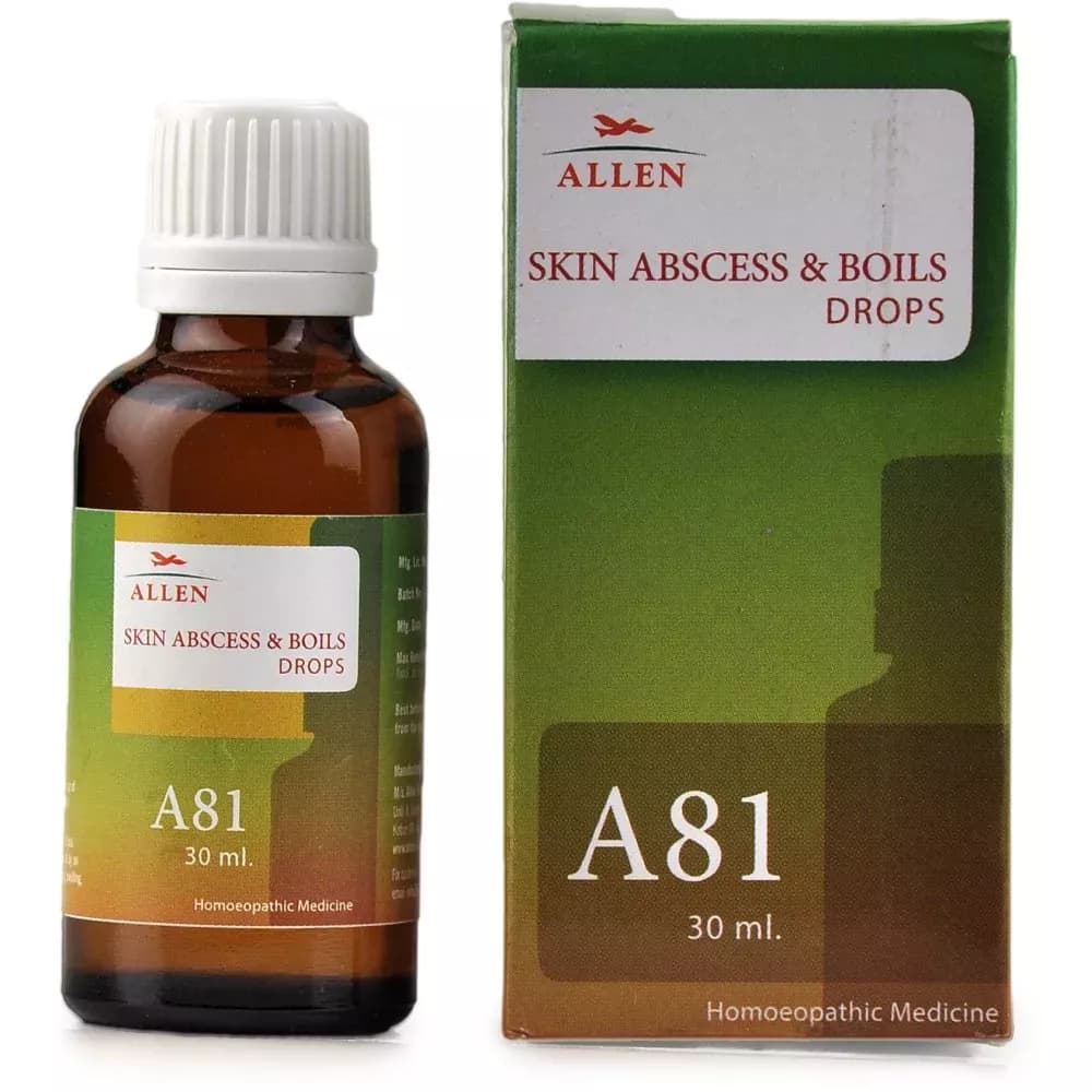 Buy Allen A81 Skin Abscess And Boils Drop Online - OLRAA Indian Snacks