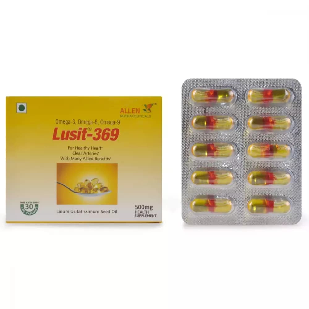 Buy Allen Lusit 369 Capsule Online - OLRAA Indian Snacks