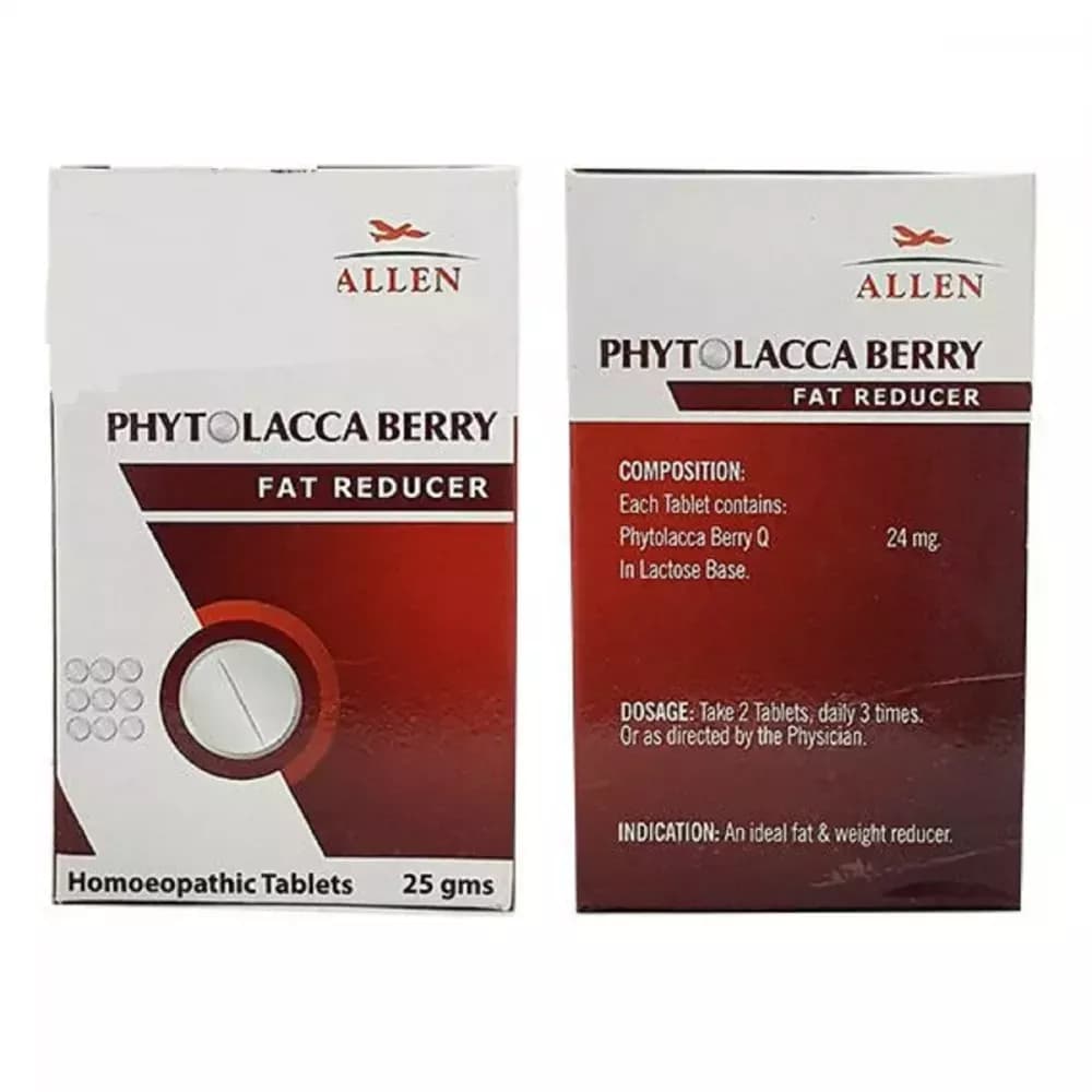 Buy Allen Phytolacca Berry Tablet Online - OLRAA Indian Snacks