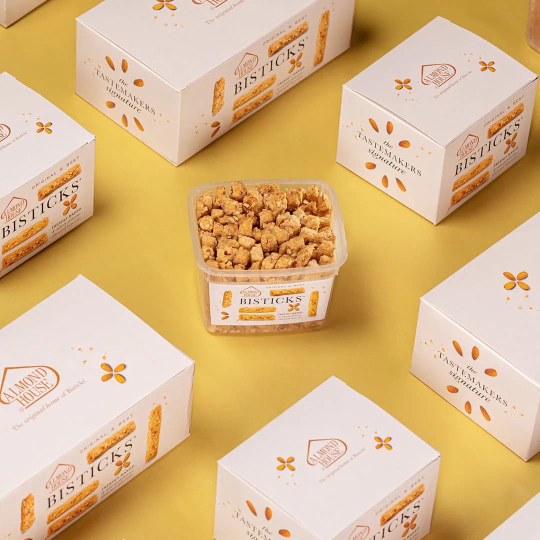 Buy Almond House Bisticks Online - OLRAA Indian Snacks