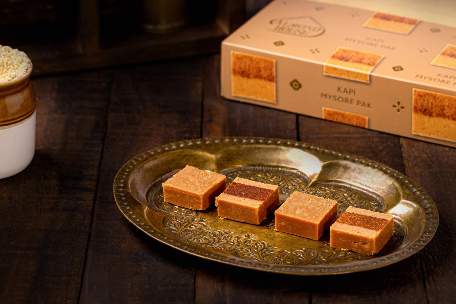 Buy Almond House Kaapi Mysore Pak (MAP) Online - OLRAA Indian Snacks