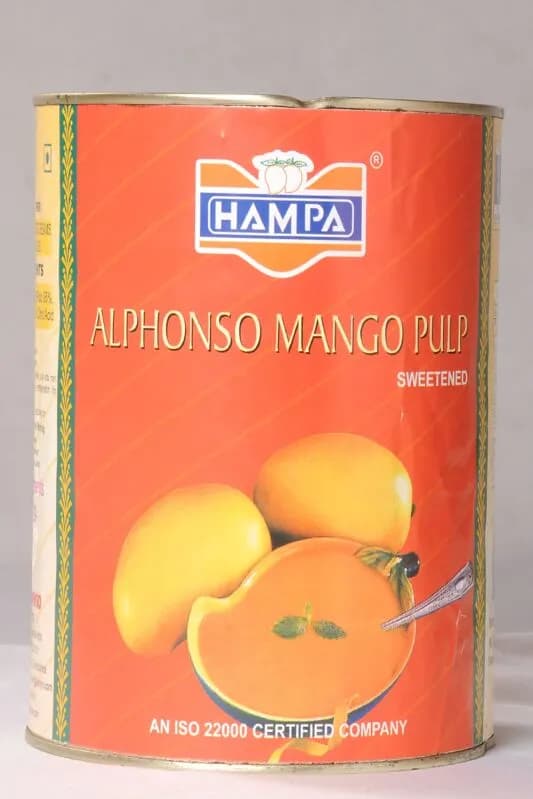 Buy Hampa Alphonso Mango Pulp Style  Fresh Feature Highly Nutritious Healthy Sweet Online - OLRAA Indian Snacks
