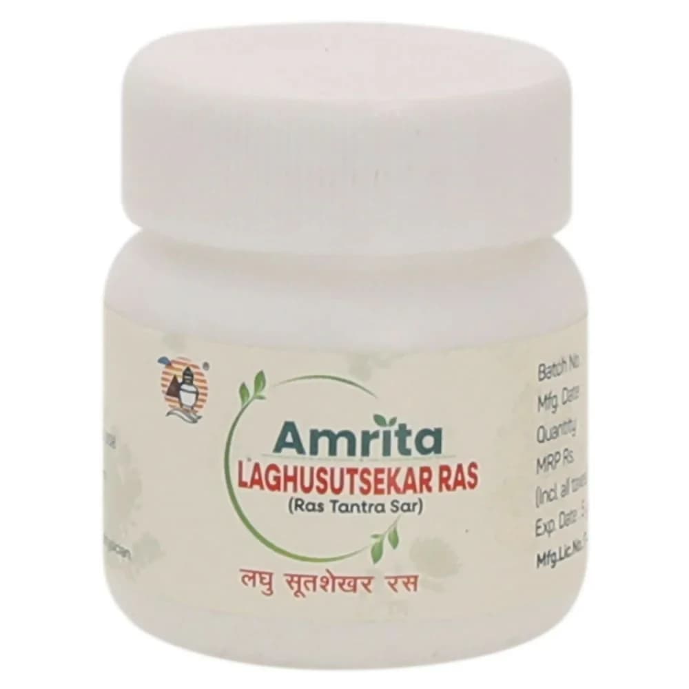 Buy Amrita Laghu Sutshekhar Ras Online - OLRAA Indian Snacks