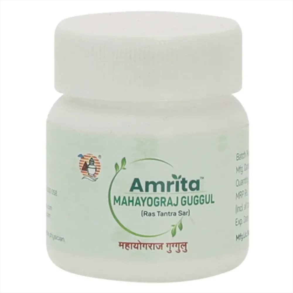 Buy Amrita Mahayograj Guggul Tablets Online - OLRAA Indian Snacks