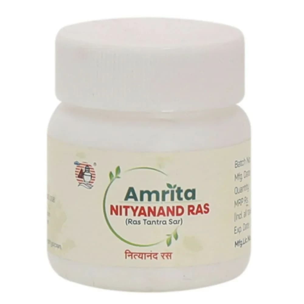 Buy Amrita Nityanand Ras Tablets Online - OLRAA Indian Snacks