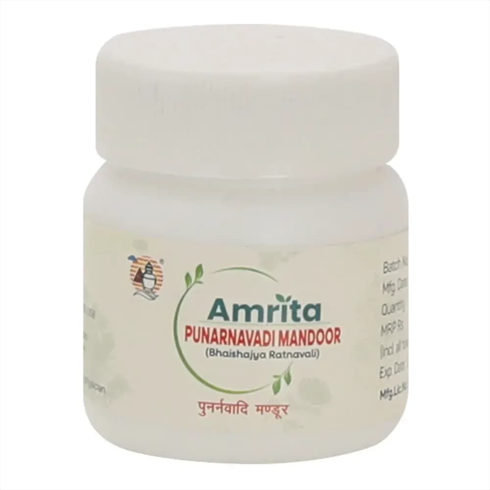 Buy Amrita Punarnavadi Mandoor Tablets Online - OLRAA Indian Snacks