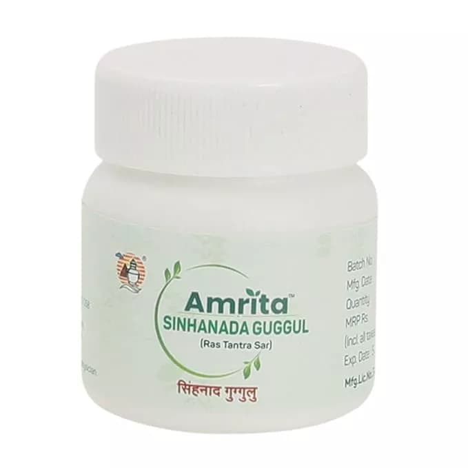 Buy Amrita Sinhanada Guggul Tablets Online - OLRAA Indian Snacks