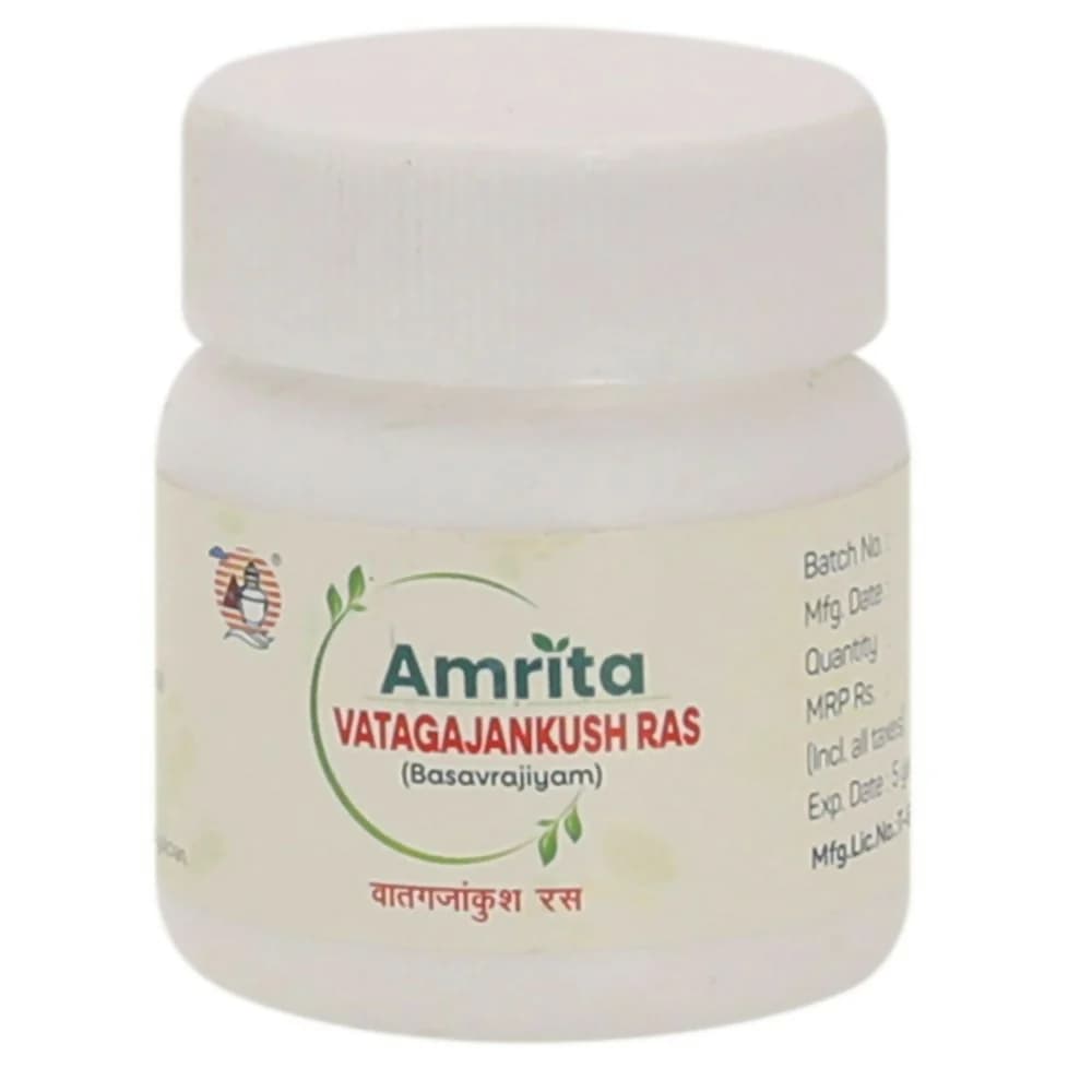 Buy Amrita Vatagajankush Ras Tablets  Online - OLRAA Indian Snacks