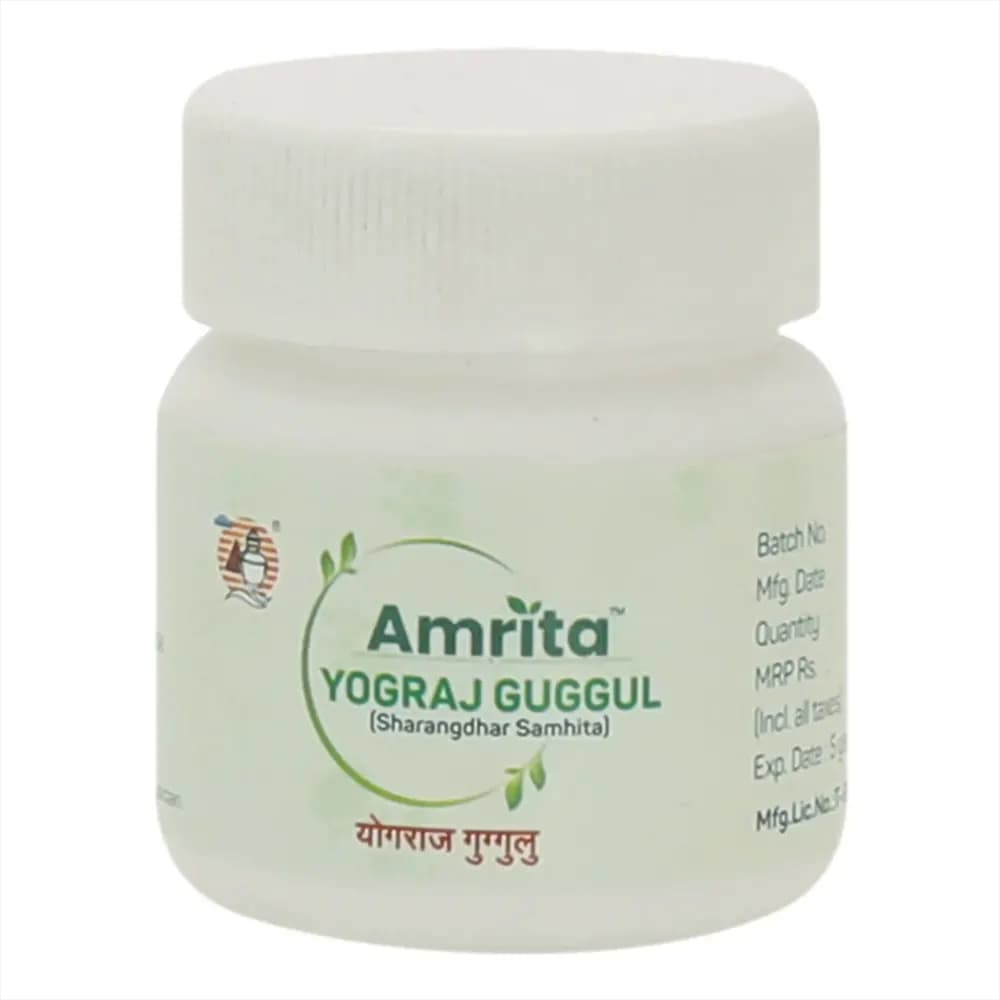 Buy Amrita Yograj Guggul Tablets Online - OLRAA Indian Snacks