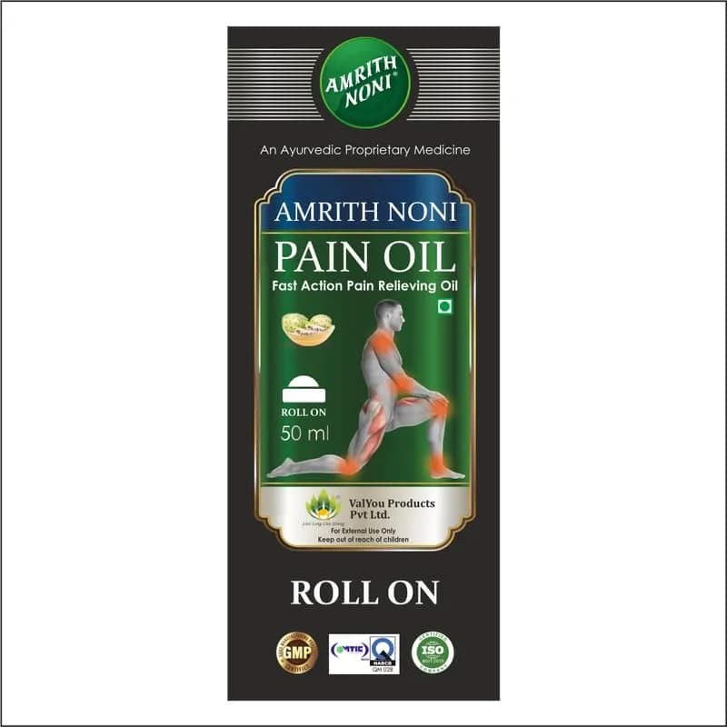 Buy Amrith Noni Pain Oil Online - OLRAA Indian Snacks