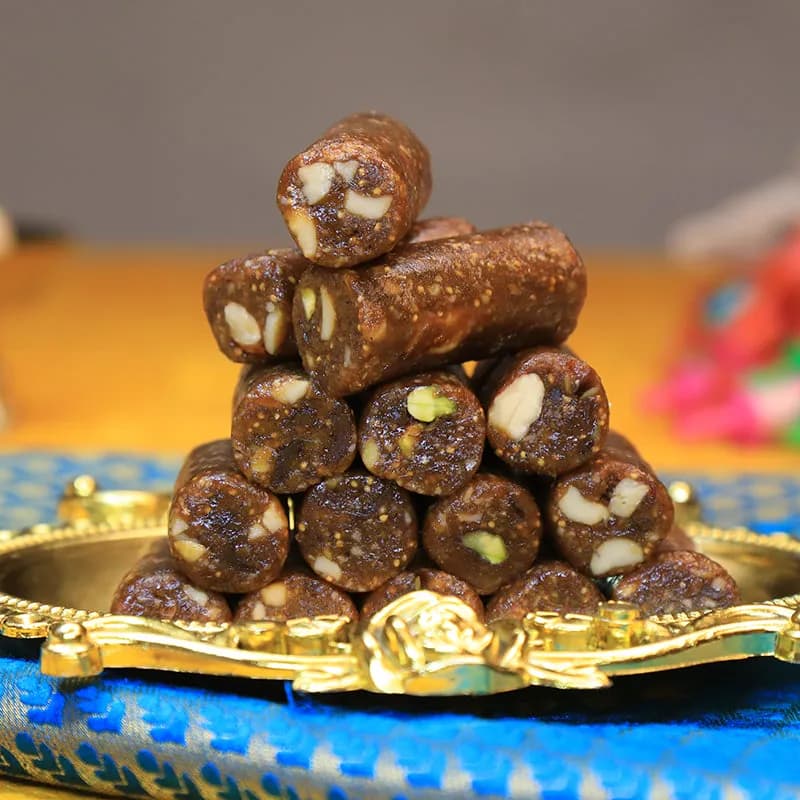 Buy Olive Mithai Anjeer Roll Online - OLRAA Indian Snacks