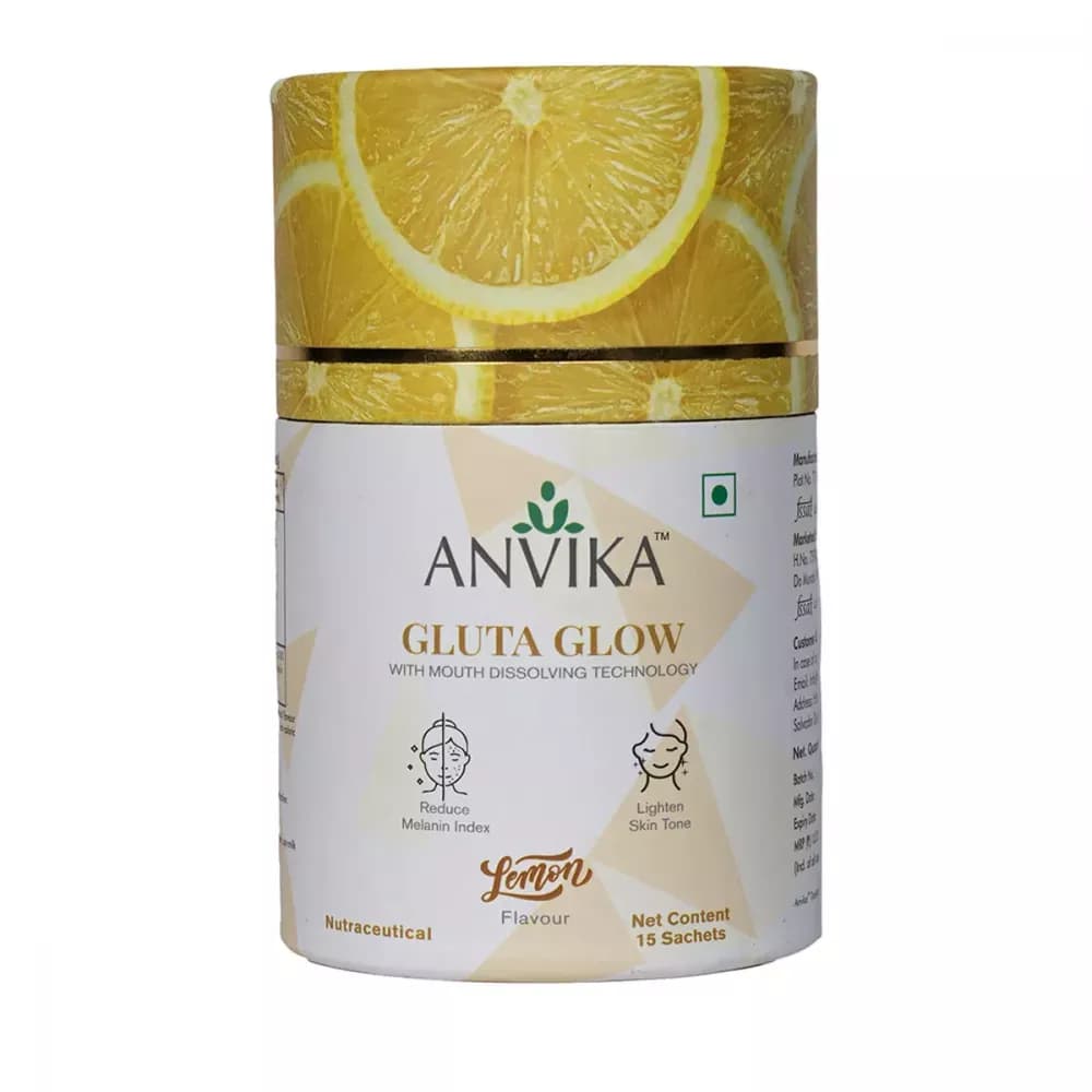 Buy Anvika Gluta Glow Lemon Powder Online - OLRAA Indian Snacks
