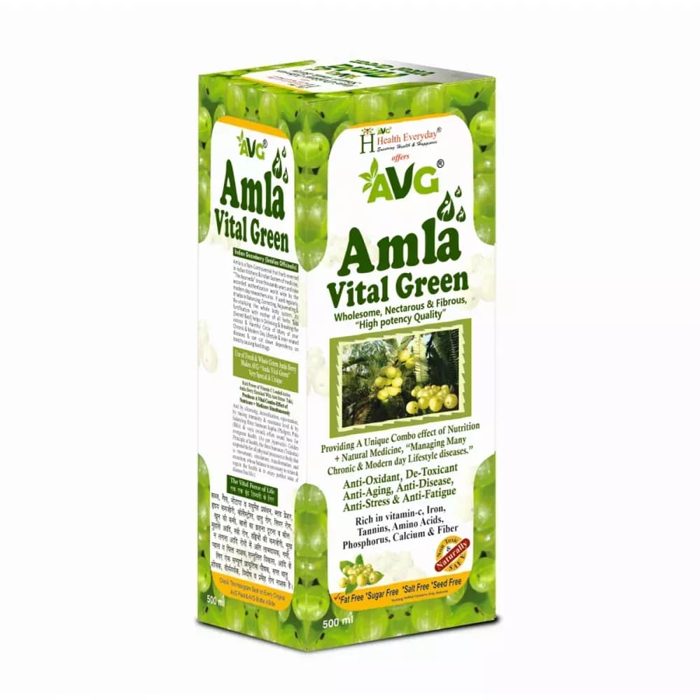Buy AVG Amla Vital Green Online - OLRAA Indian Snacks