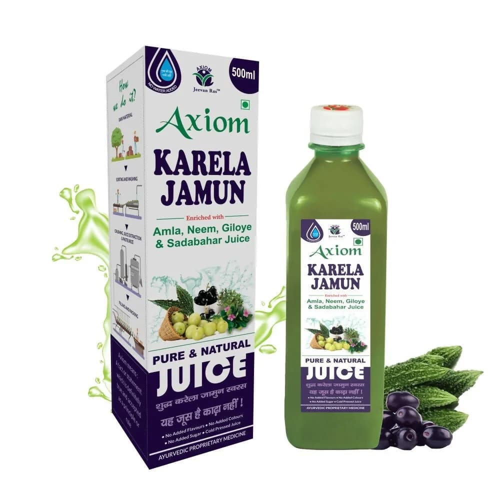 Buy Axiom Karela Jamun Juice Online - OLRAA Indian Snacks