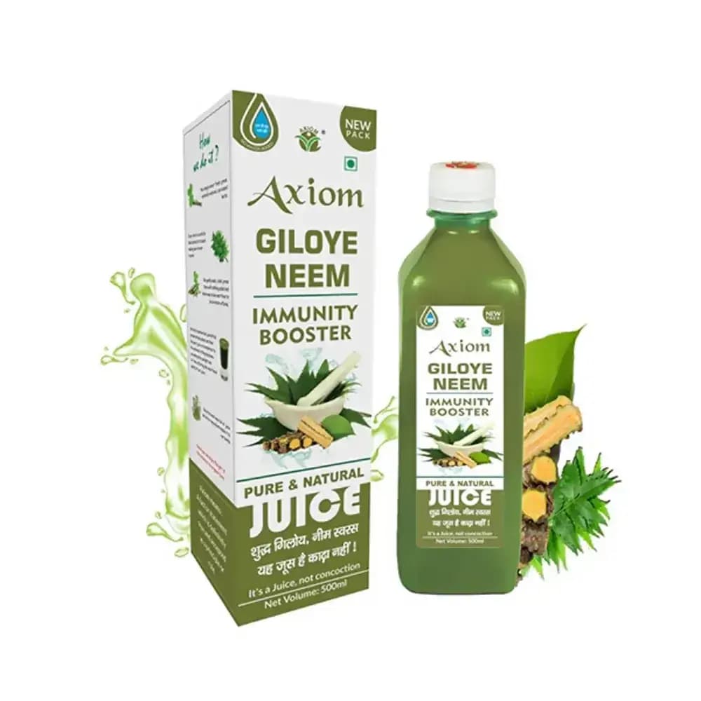 Buy Axiom Pure Neem Giloy Stem Juice Online - OLRAA Indian Snacks