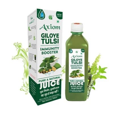 Buy Axiom Pure Tulsi Giloy Stem Juice Online - OLRAA Indian Snacks
