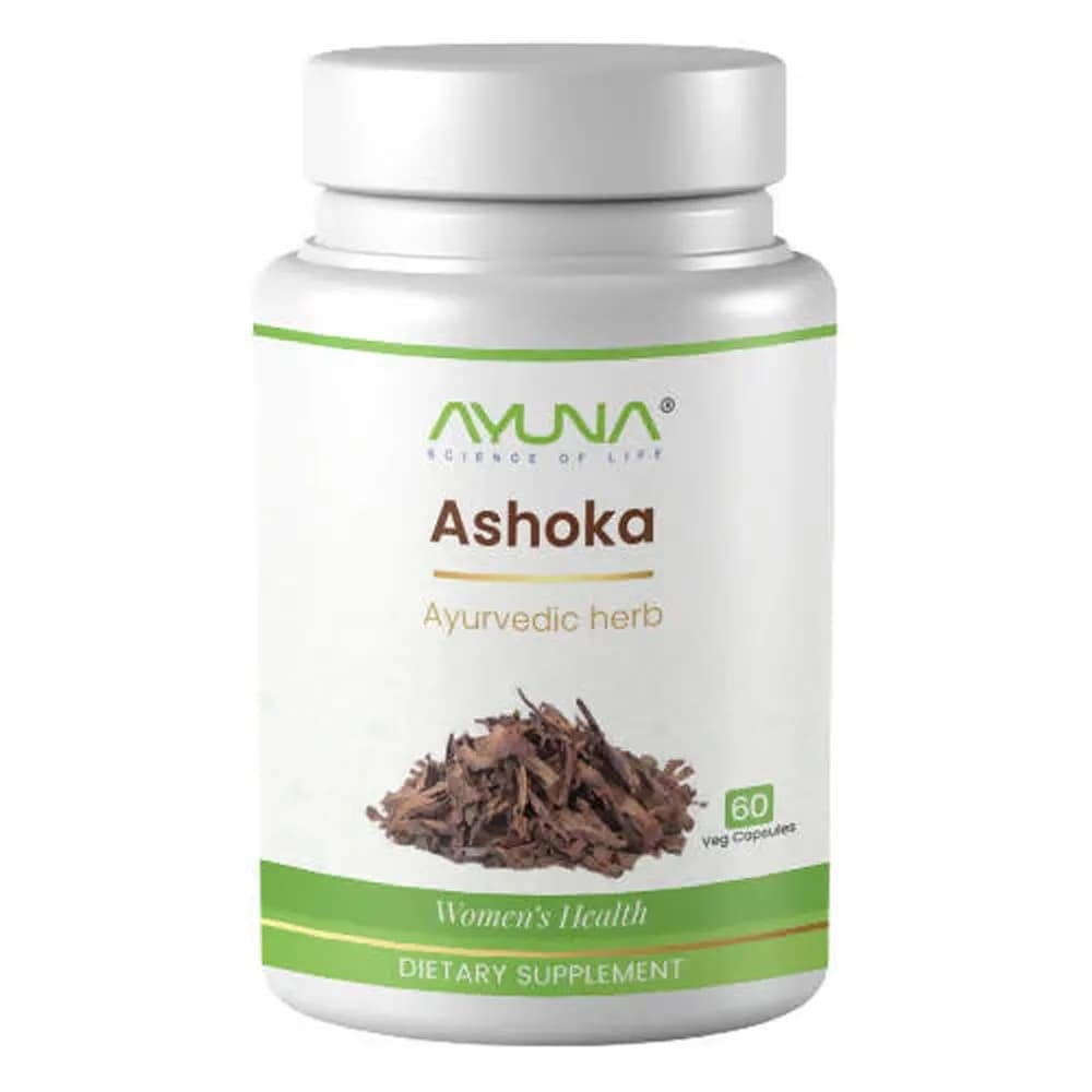 Buy Ayuna Ashoka Veg Capsules Online - OLRAA Indian Snacks