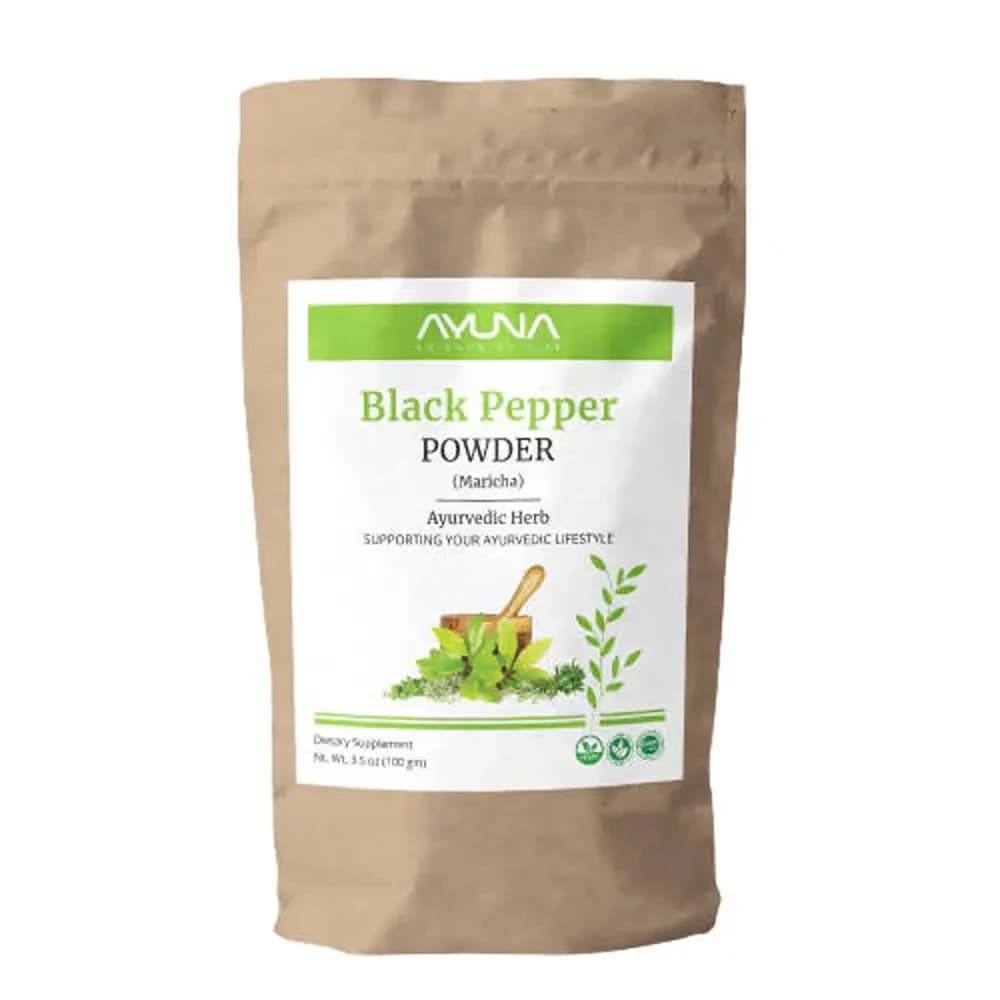 Buy Ayuna Black Pepper (Maricha) Powder Online - OLRAA Indian Snacks