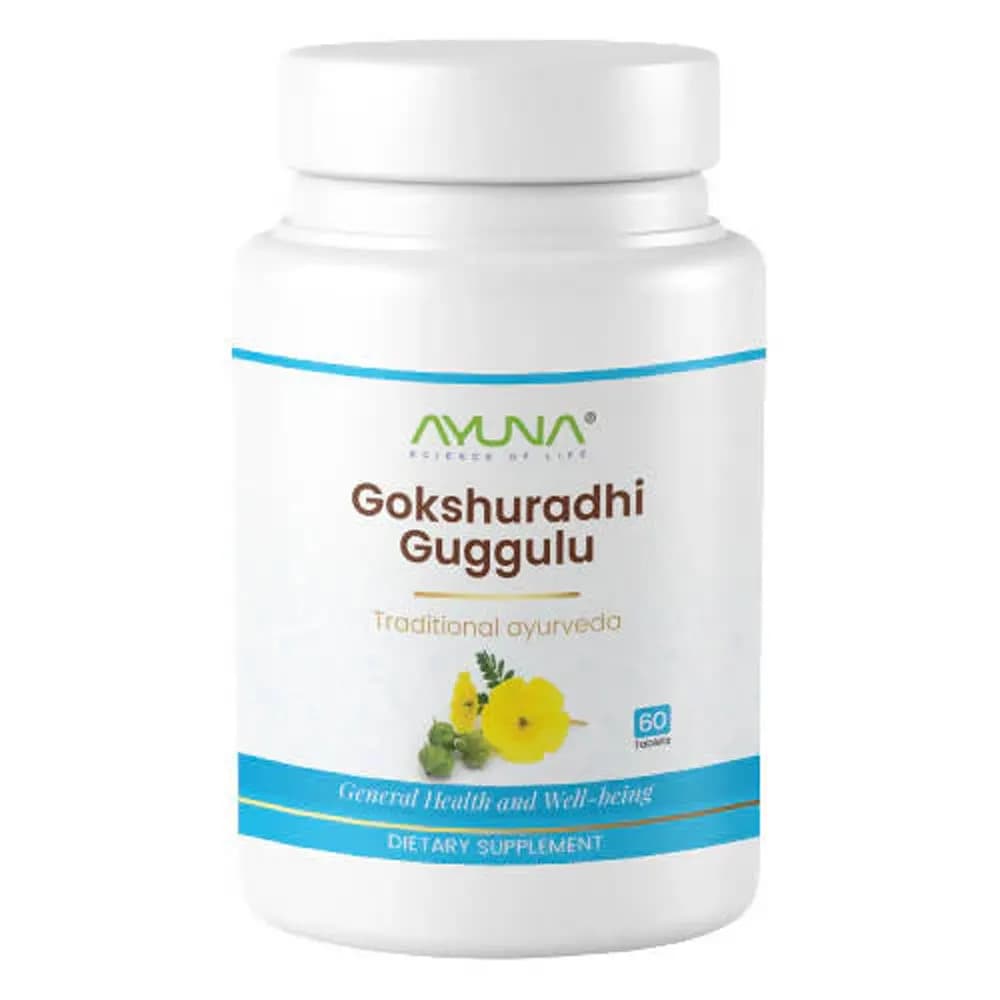 Buy Ayuna Gokshuradhi Guggulu Tablets Online - OLRAA Indian Snacks
