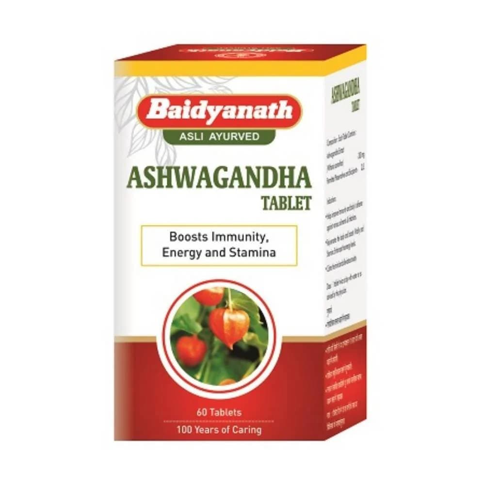 Buy Baidyanath Ashwagandha Tablet  Online - OLRAA Indian Snacks