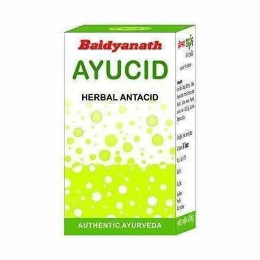 Buy Baidyanath Ayucid Tablet Online - OLRAA Indian Snacks