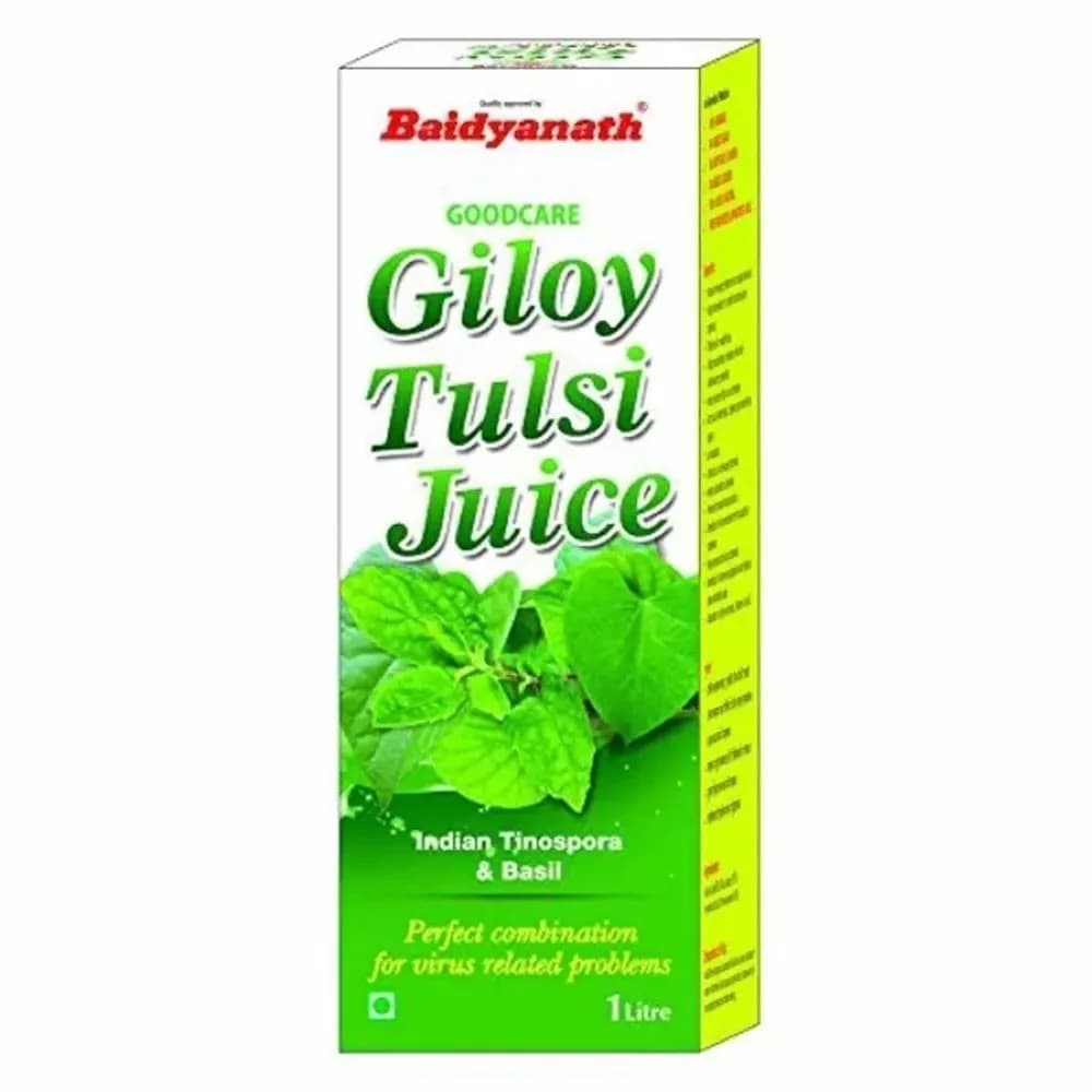 Buy Baidyanath Giloy Tulsi Juice  Online - OLRAA Indian Snacks