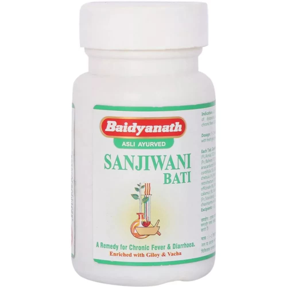 Buy Baidyanath Sanjiwani Bati Tablets Online - OLRAA Indian Snacks