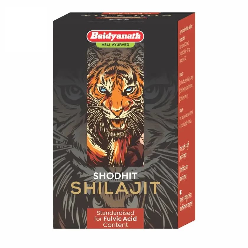 Buy Baidyanath Shodhit Shilajit Capsules  Online - OLRAA Indian Snacks
