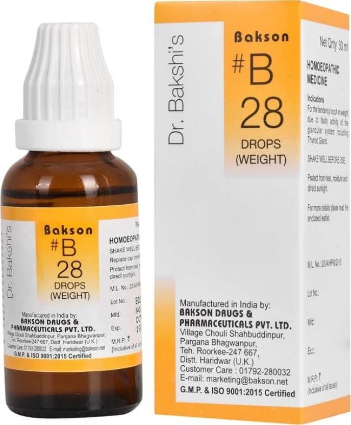 Buy Bakson's B28 Weight Drop Online - OLRAA Indian Snacks