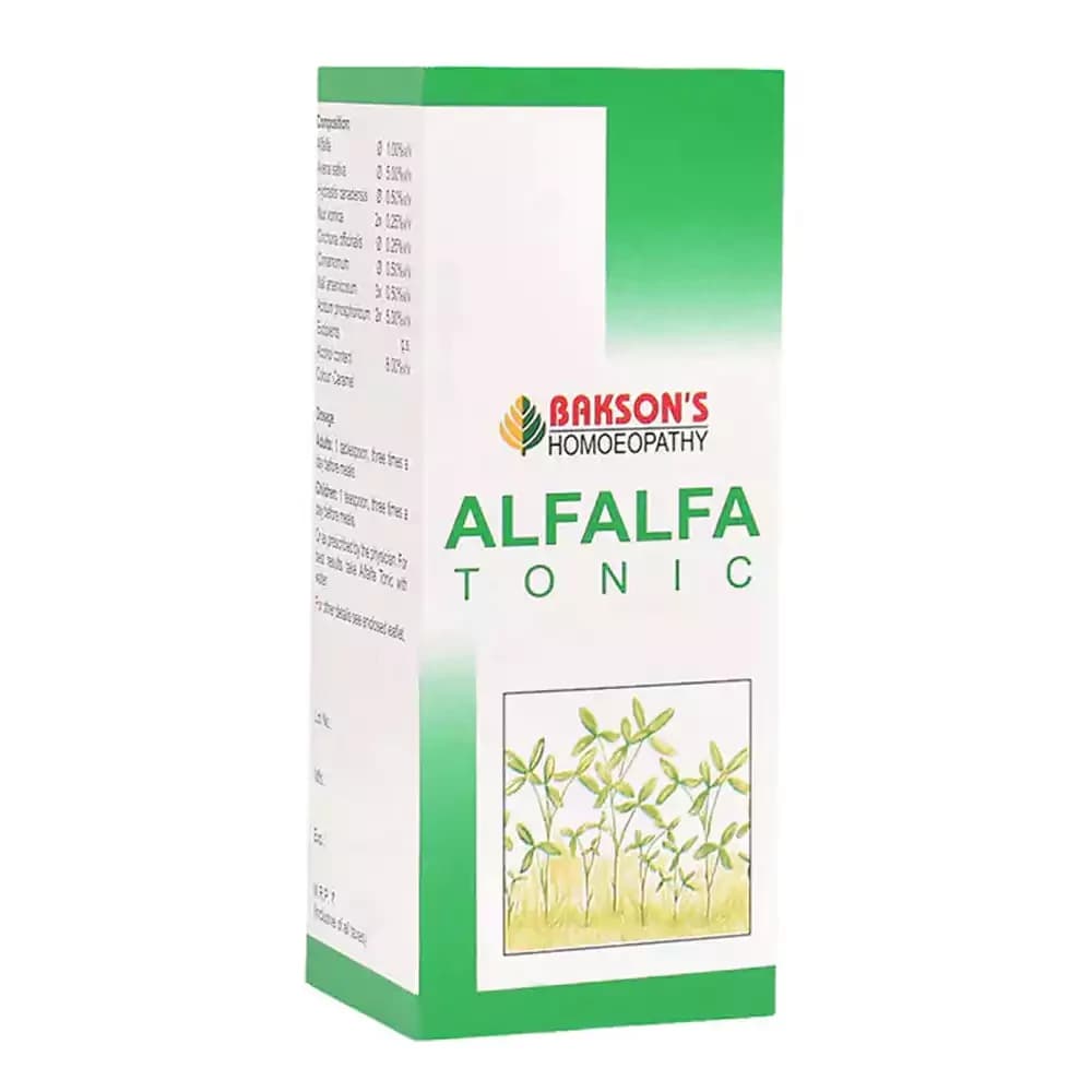 Buy Bakson's Alfalfa Tonic Online - OLRAA Indian Snacks