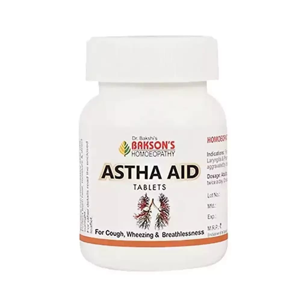 Buy Bakson's Astha Aid Tablet Online - OLRAA Indian Snacks