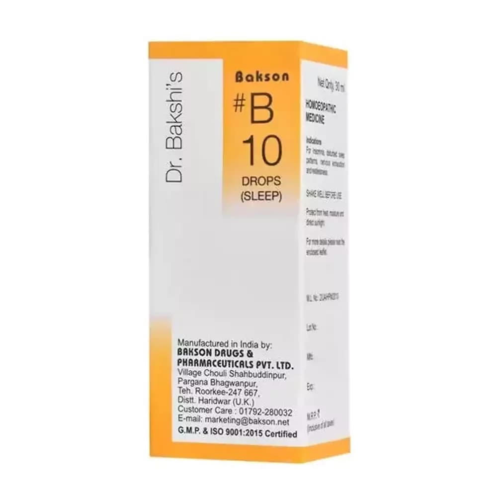 Buy Bakson's B10 Sleep Drop Online - OLRAA Indian Snacks