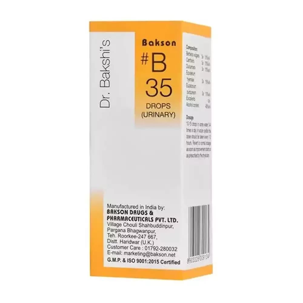 Buy Bakson's B35 Urinary Drop Online - OLRAA Indian Snacks